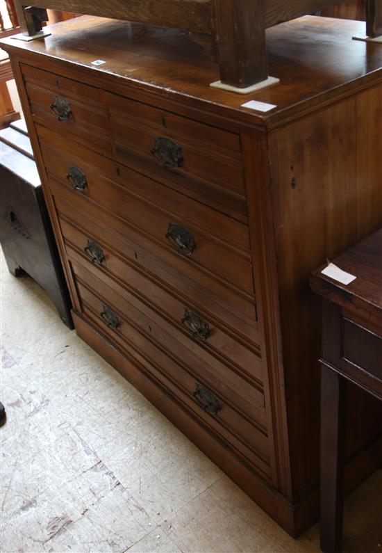 Late Victorian chest of drawers